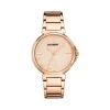 CLEAN LINE LINK WATCH ROSE GOLD -Stevemadden 1038RGRG ROSE GOLD