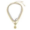 CHARM MULTI STRAND NECKLACE GOLD MULTI -Stevemadden 452777TWO111