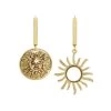 SUN BURST HOOP EARRINGS GOLD 2 SUN BURST HOOP EARRINGS GOLD -Stevemadden 452805GLD710 2