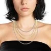 MULTI STRAND CHUNKY NECKLACE GOLD MULTI -Stevemadden 452833TWO974 4