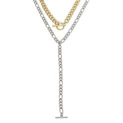 MULTI STRAND CHAIN NECKLACE GOLD MULTI -Stevemadden 452851TWO974 2