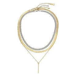 3 PIECE STICK PENDANT NECKLACE GOLD MULTI 9 3 PIECE STICK PENDANT NECKLACE GOLD MULTI -Stevemadden 463585TWO974