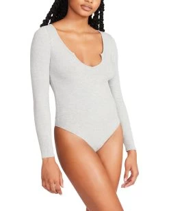 CHARLIE BODYSUIT GREY -Stevemadden BBDAKOTA BM305719 HEATHER GREY 04