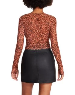 HAYDEN TOP BURGUNDY MULTI -Stevemadden BBDAKOTA BM305729 MOCHA BISQUE 03