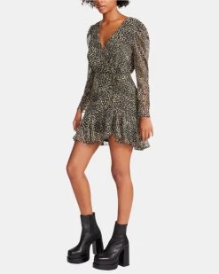 NYLA DRESS BLACK MULTI -Stevemadden BBDAKOTA BM308116 BLACK 02