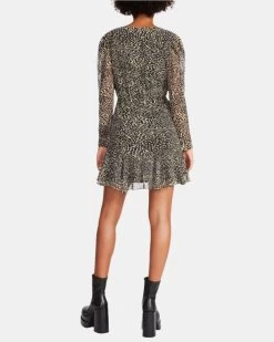 NYLA DRESS BLACK MULTI -Stevemadden BBDAKOTA BM308116 BLACK 04