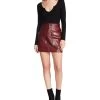 DEVON SKIRT BURGUNDY -Stevemadden BBDAKOTA BM309715 CORDOVAN 01