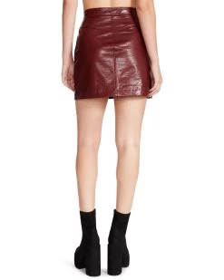 DEVON SKIRT BURGUNDY -Stevemadden BBDAKOTA BM309715 CORDOVAN 04