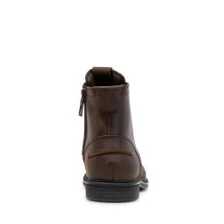 SID BROWN LEATHER -Stevemadden BLONDO B1193 SID BROWN LEATHER BACK