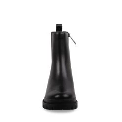 JUNE BLACK LEATHER -Stevemadden BLONDO BOOTIES JUNE B7484 BLACK LEATHER FRONT