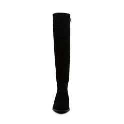 CHARLIES BLACK SUEDE 8 CHARLIES BLACK SUEDE -Stevemadden BLONDO BOOTS CHARLIES B7490 BLACK FRONT