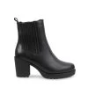GABRIELLA BLACK LEATHER -Stevemadden BLONDOB7605 GABRIELLABLACKLEAside