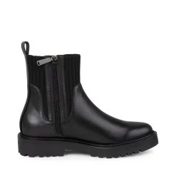 HELLO BLACK LEATHER -Stevemadden BLONDOB7719 HELLOBLACKLEAzipper