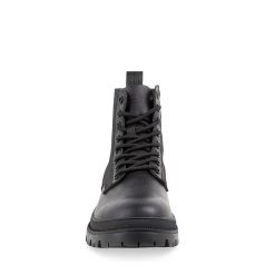 BRONN BLACK LEATHER -Stevemadden BLONDOSPORTB1282 BRONNBLACKECONUBUCKfront