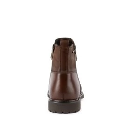 DIXON BROWN LEATHER -Stevemadden BLONDO SHOES DIXON BROWN BACK