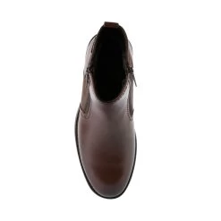 DIXON BROWN LEATHER -Stevemadden BLONDO SHOES DIXON BROWN TOP