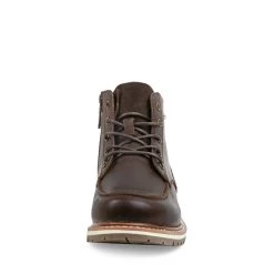 TODDE BROWN LEATHER -Stevemadden BLONDO TODDE B1256 BROWN FRONT