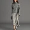 LUCILLE SKIRT GREY 2 LUCILLE SKIRT GREY -Stevemadden BN406491 BN409831 2