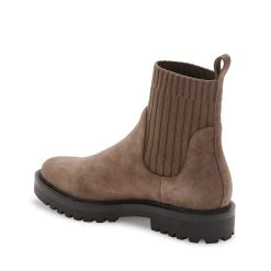 HALLIES TAUPE SUEDE -Stevemadden HALLIE B7336 DK TAUPE 05