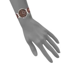 STACKED LOGO WATCH BROWN MULTI -Stevemadden SM 1023BNBN A