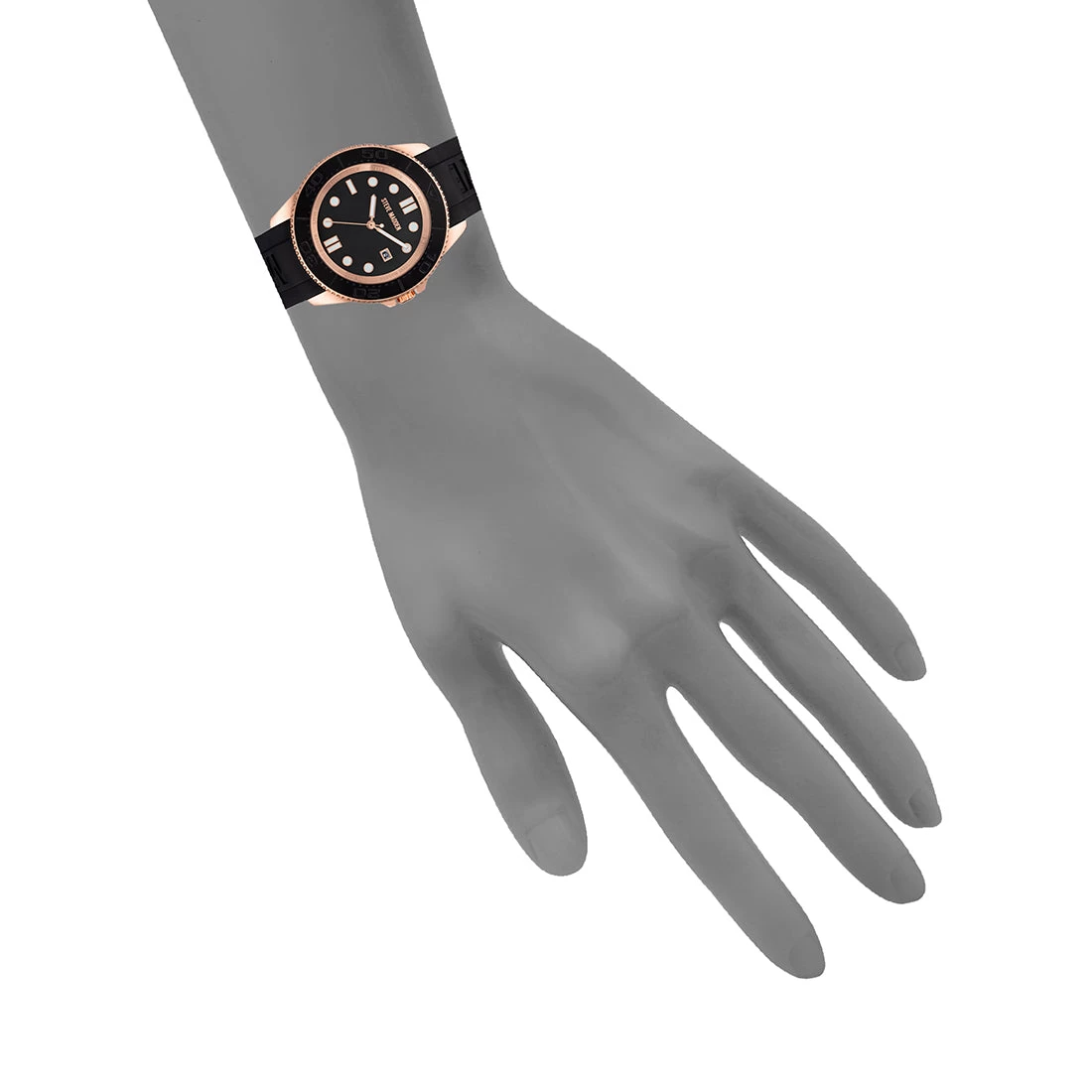 RUBBERIZED ENAMEL CASE WATCH ROSE GOLD MULTI 6 RUBBERIZED ENAMEL CASE WATCH ROSE GOLD MULTI - Image 4