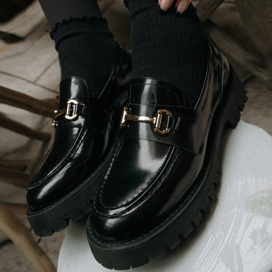 LANDO BLACK LEATHER 8 LANDO BLACK LEATHER - Image 6