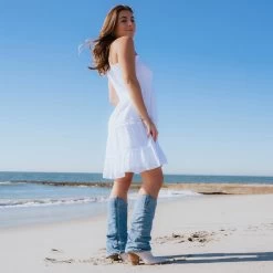 LASSY DENIM FABRIC -Stevemadden SM RETAIL APR WK 2 06 LASSY DENIM FABRIC 5434