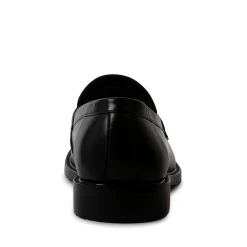 TARRIN BLACK LEATHER -Stevemadden STEVEMADDE SHOES TARRIN BLACK BACK