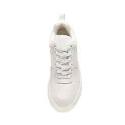HANSEL WHITE 11 HANSEL WHITE -Stevemadden STEVEMADDEN ATHLETIC HANSEL WHITE LEATHER TOP