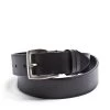 SAM BLACK LEATHER 1 SAM BLACK LEATHER -Stevemadden STEVEMADDEN BELTS SAM BLACK LEATHER LIFESTYLE2