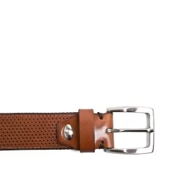 SEDRIC TAN LEATHER -Stevemadden STEVEMADDEN BELTS SEDRIC TAN LEATHER BUCKLE