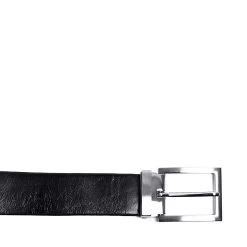 SPENCERR BLACK LEATHER -Stevemadden STEVEMADDEN BELTS SPENCERR BLACK LEATHER BUCKLE