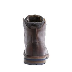 BALDWIN TAN LEATHER -Stevemadden STEVEMADDEN BOOTS BALDWIN TAN LEATHER BACK