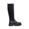 BRENNA BLACK -Stevemadden STEVEMADDEN BOOTS BRENNA BLACK SIDE