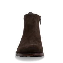 HARLANN BROWN SUEDE -Stevemadden STEVEMADDEN BOOTS HARLAN BROWN SUEDE FRONT