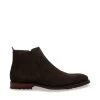 HARLANN BROWN SUEDE -Stevemadden STEVEMADDEN BOOTS HARLAN BROWN SUEDE SIDE