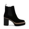 LEXA BLACK SUEDE -Stevemadden STEVEMADDEN BOOTS LEXA BLACK SUEDE SIDE