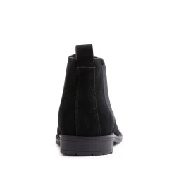 LINUS BLACK SUEDE 11 LINUS BLACK SUEDE -Stevemadden STEVEMADDEN BOOTS LINUS BLACK SUEDE BACK