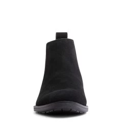 LINUS BLACK SUEDE 10 LINUS BLACK SUEDE -Stevemadden STEVEMADDEN BOOTS LINUS BLACK SUEDE FRONT