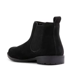 LINUS BLACK SUEDE 12 LINUS BLACK SUEDE -Stevemadden STEVEMADDEN BOOTS LINUS BLACK SUEDE INSIDE