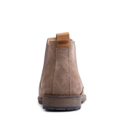 LINUS TAUPE SUEDE 12 LINUS TAUPE SUEDE -Stevemadden STEVEMADDEN BOOTS LINUS TAUPE SUEDE BACK