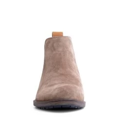 LINUS TAUPE SUEDE 10 LINUS TAUPE SUEDE -Stevemadden STEVEMADDEN BOOTS LINUS TAUPE SUEDE FRONT