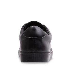 FINNEHAS BLACK LEATHER -Stevemadden STEVEMADDEN CASUAL FINNEHAS BLACK LEATHER BACK