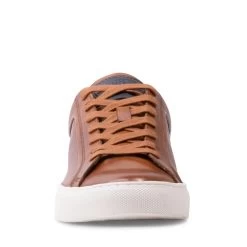 FINNEHAS TAN LEATHER -Stevemadden STEVEMADDEN CASUAL FINNEHAS TAN LEATHER FRONT