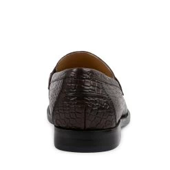 DARKO BROWN LEATHER -Stevemadden STEVEMADDEN DRESS DARKO BROWN BACK