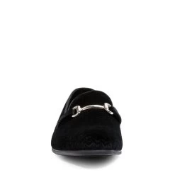 DELUXXE BLACK VELVET -Stevemadden STEVEMADDEN DRESS DELUXXE BLACK VELVET FRONT