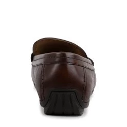 KYSON TAN LEATHER -Stevemadden STEVEMADDEN DRESS KYSON DARK TAN BACK