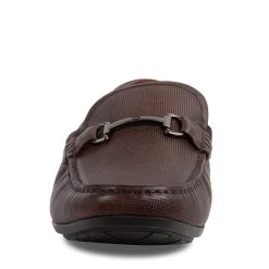 KYSON TAN LEATHER -Stevemadden STEVEMADDEN DRESS KYSON DARK TAN FRONT