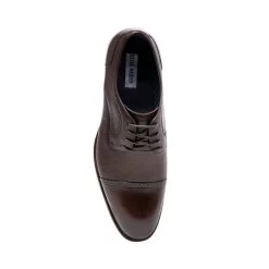 MILTON BROWN LEATHER -Stevemadden STEVEMADDEN DRESS MILTON BROWN LEATHER TOP