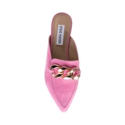FEARN PINK SUEDE -Stevemadden STEVEMADDEN FLATS FEARN PINK SUEDE TOP